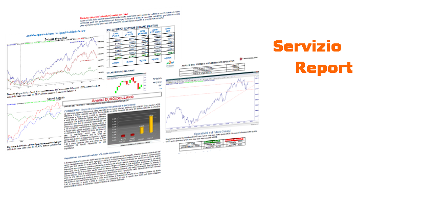 Servizio Report fondamentali, analisi tecnica, trend e livelli di prezzo di metalli LME, Rottami e Valute